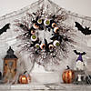 Eyeballs and Spiders Halloween Twig Wreath  24-Inch  Unlit Image 1