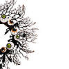 Eyeballs and Spiders Halloween Twig Wreath  24-Inch  Unlit Image 3