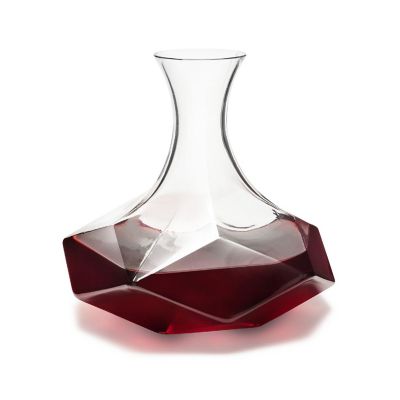 Faceted Crystal Wine Decanter Image 1