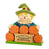 Fall Scarecrow with Pumpkins Tabletop Decoration Image 1