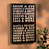 Famous Couples Wall Sign Image 1