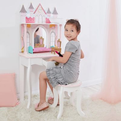 Fantasy Fields - Dreamland Castle Play Vanity Set - White / Pink Image 1