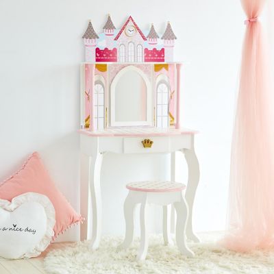 Fantasy Fields - Dreamland Castle Play Vanity Set - White / Pink Image 2