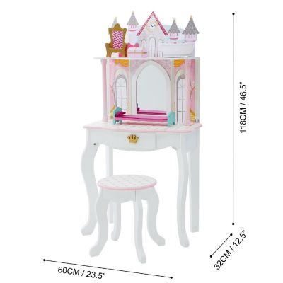 Fantasy Fields - Dreamland Castle Play Vanity Set - White / Pink Image 3