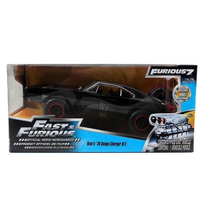 Fast & Furious 1:24 Die-Cast Vehicle: Dom's '70 Dodge Charger R/T Off Road Image 1