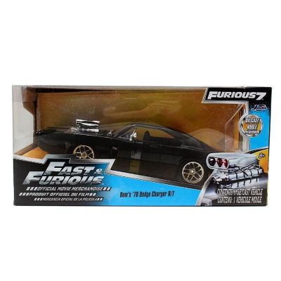Fast & Furious 1:24 Die-Cast Vehicle: Dom's '70 Dodge Charger R/T Image 1