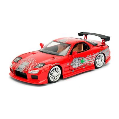 Fast and Furious 1:24 Doms 1993 Mazda RX-7 Diecast Car Image 1