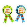 Father&#8217;s Day Award Ribbon Craft Kit - Makes 12 Image 1
