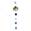 Father&#8217;s Day Crowns Tissue Paper Hanging Decorations - 3 Pc. Image 1
