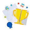 Father&#8217;s Day Trophy Card Craft Kit - Makes 12 Image 1