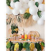 Faux Palm with Gold Accents Garland Image 1