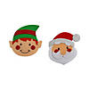 Felt Santa & Elf Christmas Magnet Craft Kit - Makes 12 Image 1