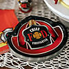 Firefighter Party Fireman Hat Paper Dessert Plates - 8 Ct. Image 1