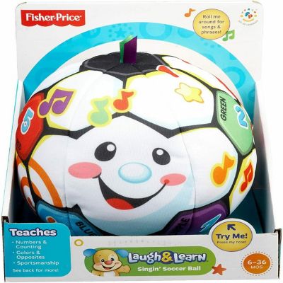 Fisher-Price Laugh & Learn Singin Soccer Ball Image 1