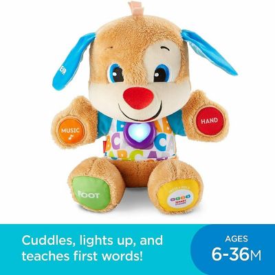 Fisher-Price Laugh & Learn Smart Stages Puppy, Brown With 75+ Songs Image 2