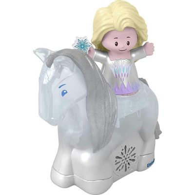 Fisher-Price Little People ? Disney Frozen Elsa & Nokk, figure set with lights and sounds Image 1