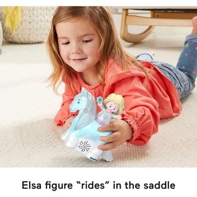 Fisher-Price Little People ? Disney Frozen Elsa & Nokk, figure set with lights and sounds Image 3