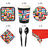 Flags of All Nations Party Tableware Kit for 24 Guests Image 1