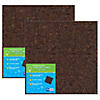 Flipside Products Dark Cork Tiles, 12" x 12", 4 Per Pack, 2 Packs Image 1