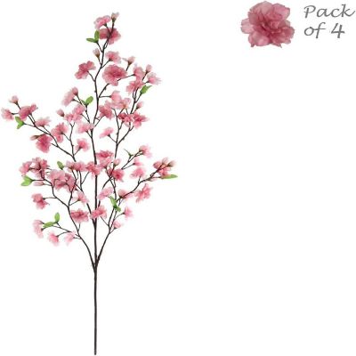 Floral Home Pink 36"  Japanese Cherry Blossoms Image 1