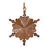 Floral Metal Snowflake Ornament (Set Of 6) 5.25"H Iron Image 3