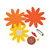 Flower Turkey Pin Craft Kit - Makes 12 Image 1