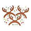 Foam Reindeer Antlers with Stickers - 12 Pc. Image 1