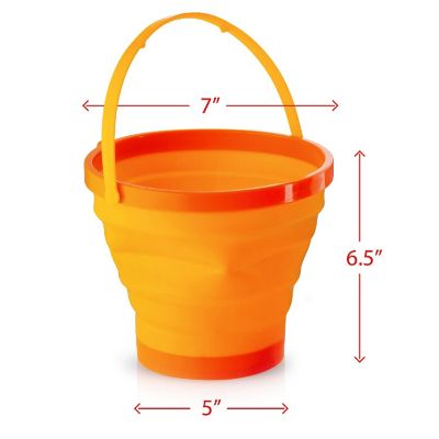 Foldable Pail Bucket Set of 3 Image 1