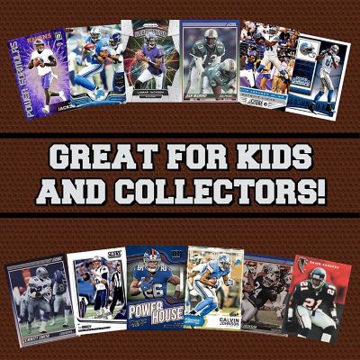 Football Trading Collector Cards 100ct Mix All-star Players Rookies TCG Set Mighty Mojo Image 3