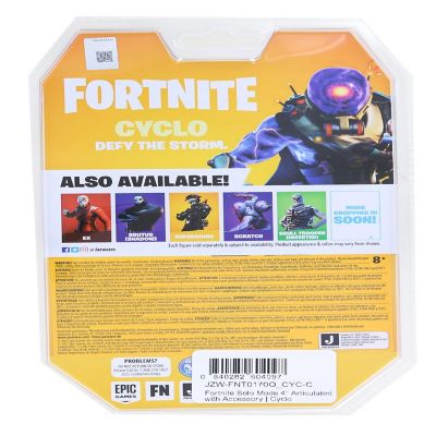 Fortnite Solo Mode 4 Inch Action Figure  Cyclo Image 1