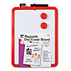 Framed Magnetic Dry Erase Board with Marker & Magnets, Assorted Colors, 8.5" x 11", Pack of 4 Image 3