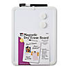 Framed Magnetic Dry Erase Board with Marker & Magnets, Assorted Colors, 8.5" x 11", Pack of 4 Image 4