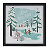 Framed Winter Scene Wall Art (Set Of 3) 10"Sq Plastic/Mdf Image 3