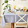 French Blue Farmhouse Gingham Tablecloth 60X120 Image 3