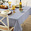 French Blue Farmhouse Gingham Tablecloth 60X84 Image 1
