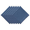 French Blue Tonal Lattice Print Outdoor Napkin (Set Of 6) Image 1