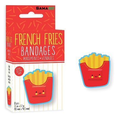 French Fries GAMAGO Bandages  Set of 18 Image 1