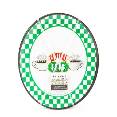 Friends Central Perk Checkerboard Logo 10-Inch Melamine Dinner Plates  Set of 4 Image 1