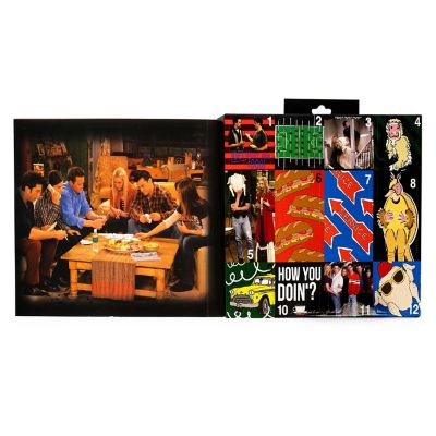 Friends Mens 12 Days of Socks in Advent Gift Box  Set A Image 2