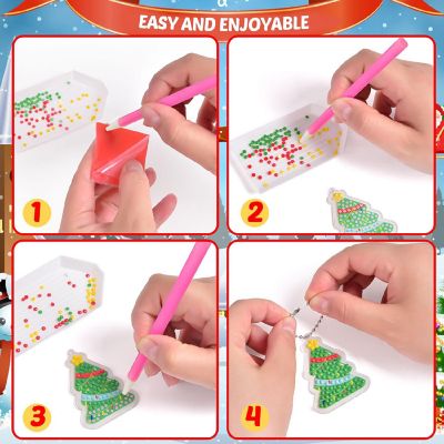 Fun Little Toys - Christmas Advent Calendar: Diamond Painting Kit Image 3