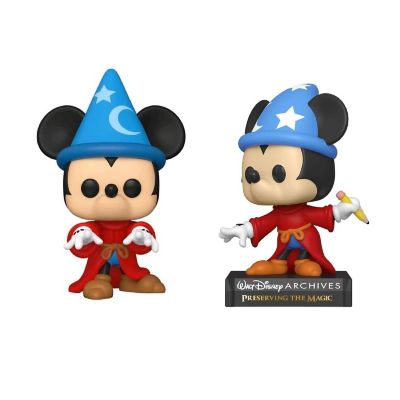 Funko Pop! Disney 2pk Fantasia Sorcerer Mickey #799, #990 Image 1