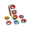 Funky Smile Face Sticker Roll - 100 Pc. Image 1