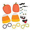 Funny Halloween Face Magnet Craft Kit - Makes 12 Image 1