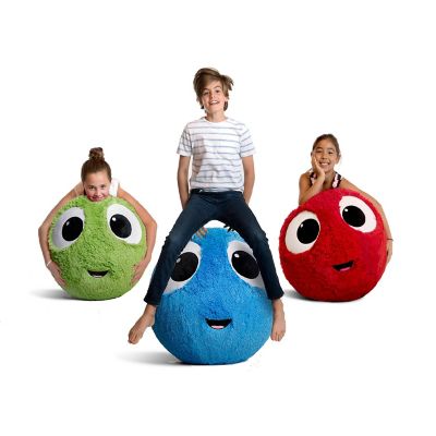 Fuzzbudd,Big Bouncy Cuddle Buddies-exercise ball, Red, 65cm-(25 in), 1 piece Image 2