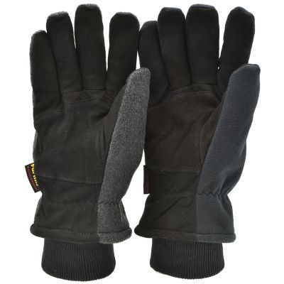 G & F Products Deerskin Polar fleece Back and thinsulate lining Winter Outdoor Gloves Image 1