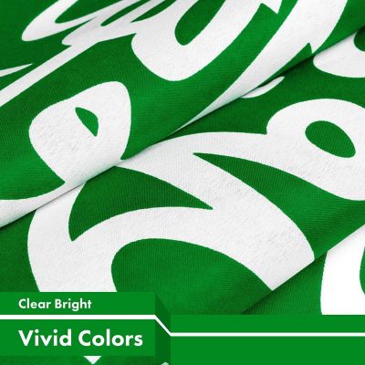 G128 - Saudi Arabia Saudi Arabian Flag 3x5FT 2 Pack 150D Printed Polyester Image 2