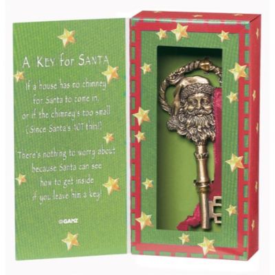 Ganz A Key for Santa Hanging Ornament with Box, 3.5 Inches Image 2