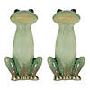 Garden Frog Figurine (Set Of 2) 8.75"H Resin Image 1