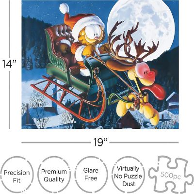 Garfield Christmas 500 Piece Jigsaw Puzzle Image 1