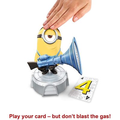 Gas Out Kids Game Featuring Minions: The Rise of Gru, 56 Cards and Minion Fart Blaster Image 3